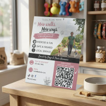 Hunde Spaziergang Haustiersitting mit QR-Code Gesc