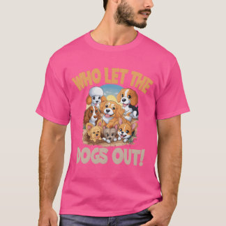 Hunde Spaziergang Hunde Freund Hunde Spaziergang f T-Shirt