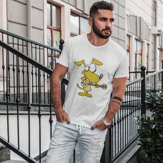 Hunde spielen einen Banjo-T - Shirt