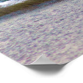 Hunde spielen im Ozean Poster (Ecke)