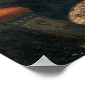 Hunde spielen Mah Jongg Poster (Ecke)