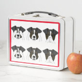 Hunde spielen Metal Lunchbox (Beispiel)
