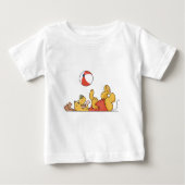 Hunde spielen mit Kugelschreibern und Geschenken Baby T-shirt (Vorderseite)