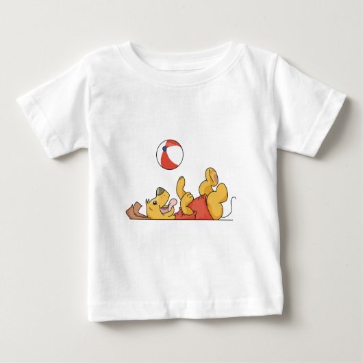 Hunde spielen mit Kugelschreibern und Geschenken Baby T-shirt (Vorderseite)
