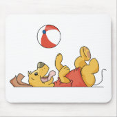 Hunde spielen mit Kugelschreibern und Geschenken Mousepad (Vorne)