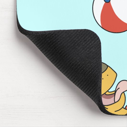 Hunde spielen mit Kugelschreibern und Geschenken Mousepad (Ecke)