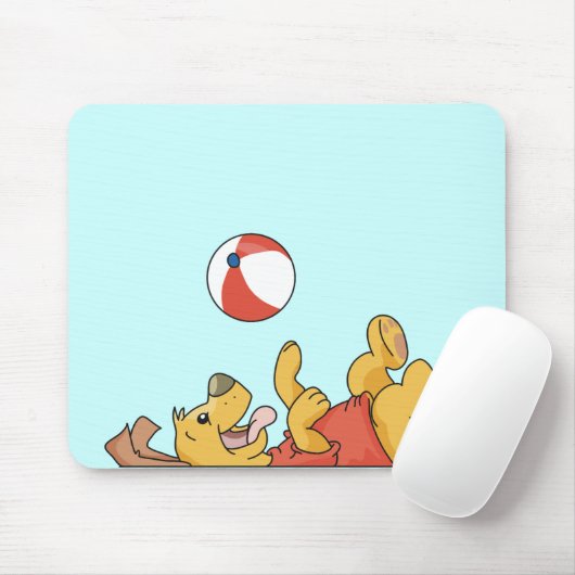 Hunde spielen mit Kugelschreibern und Geschenken Mousepad (Mit Mouse)