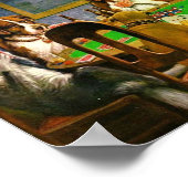 HUNDE SPIELEN POKER A Friend in Need Cassius Marce Poster (Ecke)