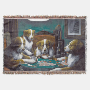 Hunde spielen Poker Cassius Marcellus Coolidge 189 Decke