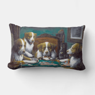 Hunde spielen Poker Cassius Marcellus Coolidge 189 Lendenkissen