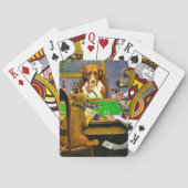 Hunde spielen Poker Spielkarten (Rückseite)