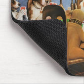Hunde spielen Poker von Cassius Marcellus Coolidge Mousepad (Ecke)