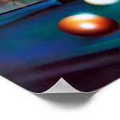 Hunde spielen Poster (Ecke)