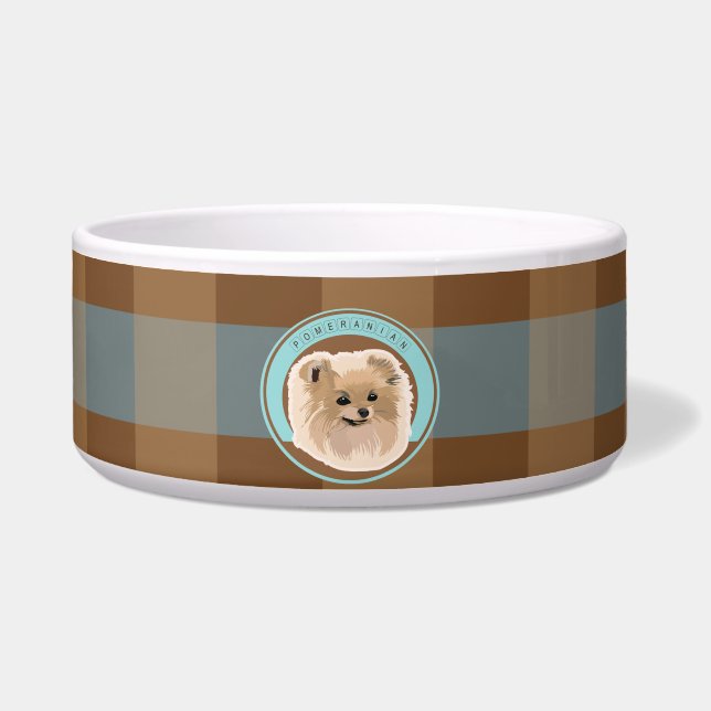 Hunde-Spitz Napf (Vorderseite)