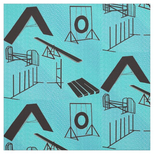 Hunde Sport Agility Stoff (Muster)