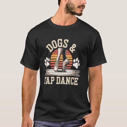 Hunde & Stepp-Tanz T-Shirt (Vorderseite)