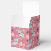 Hunde, Sterne und Blume Geschenkschachtel (Geöffnet)