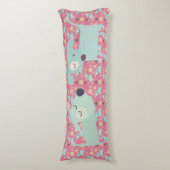 Hunde, Sterne und Blume Seitenschläferkissen (Vorderseite Vertikal)