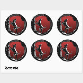 Hunde Sticker Jagd Hunde Kunst Sticker (Blatt)