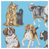 Hunde Stoff (Nahaufnahme)
