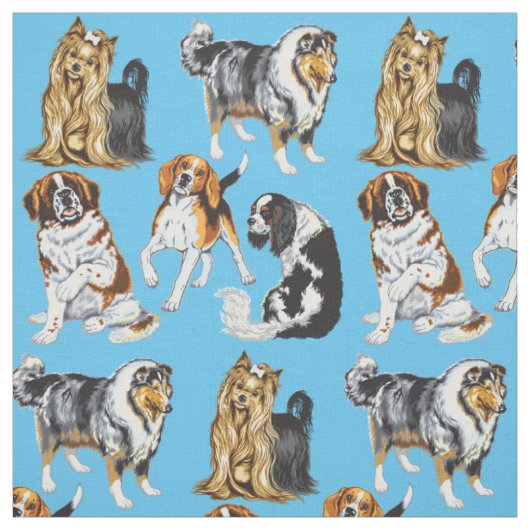 Hunde Stoff (Muster)