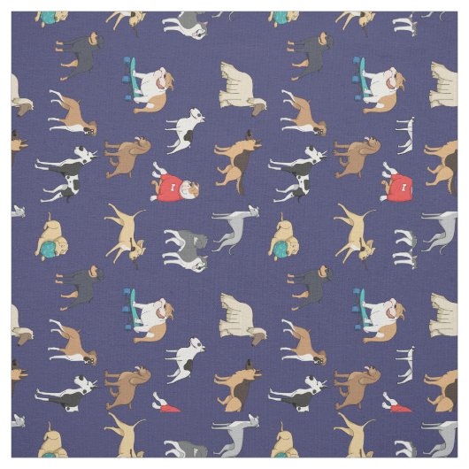 Hunde Stoff (Muster)