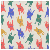 Hunde Stoff (Nahaufnahme)