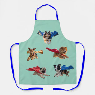 Hunde-Superhelden-Schürze Schürze