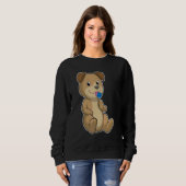 Hunde Süßigkeiten Lollipop Sweatshirt (Vorne ganz)