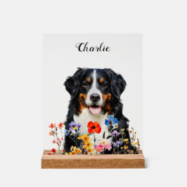 Hunde-Sympathie-Gedenkgeschenk für Trauer Acrylschild