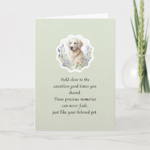 Hunde Sympathiekarten Blume Rahmen Serie Karte