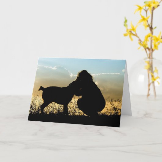 Hunde Sympathy-Card-Gedenkgedicht Rainbow's End Ge Karte (Gelbe Blume)