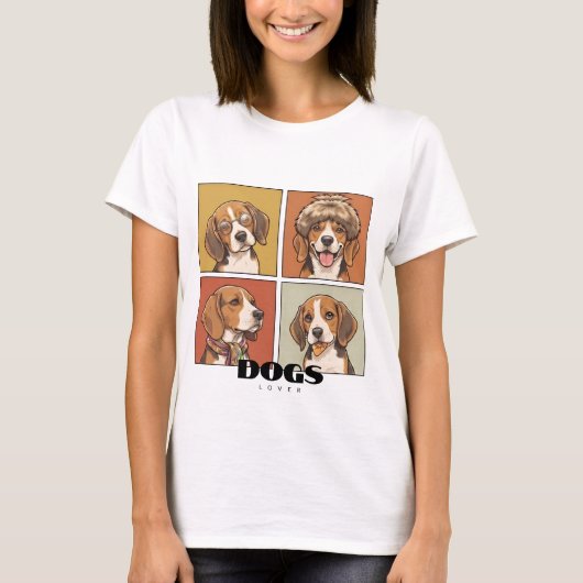 Hunde T-Shirt (Vorderseite)