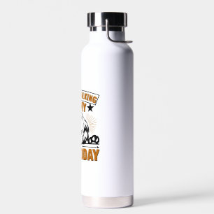 Hunde-T-Shirt, MIT DEM ICH HEUTE NUR MIT MEINEM HU Trinkflasche