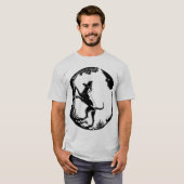 Hunde T - Shirt Plus Größe Jagd Hundeshirt (Vorne ganz)