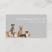 Hunde-Tagesbetreuung Visitenkarte (Vorderseite)