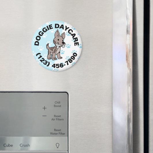 Hunde Tagesstätte Magnet (In Situ (Kühlschrank))