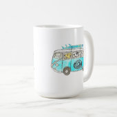 Hunde-Tasse | Surf Pups Cup | Aloha Dogs | Hund Lo Kaffeetasse (VorderseiteRechts)