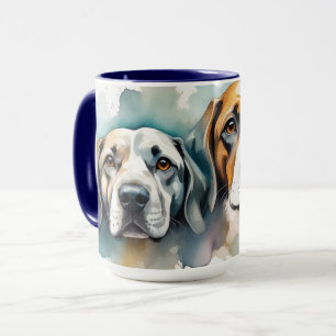 Hunde-Tasse Tasse
