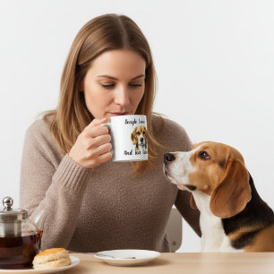 Hunde Tee Zeit Brauner Beagle Personalisieren Kaffeetasse