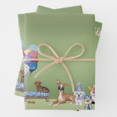 Hunde Theme Party Happy Birthday Geschenkpapier Set (Beispiel)
