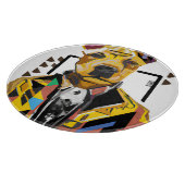 Hunde tragen einen Anzug: Digitale Kunst Schneidebrett (Ecke)