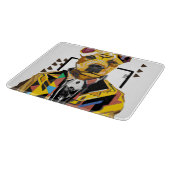 Hunde tragen einen Anzug: Digitale Kunst Schneidebrett (Ecke)