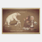 Hunde tragen Vintage amerikanische Werbekunst | Geschenkpapier Set (Vorderseite)