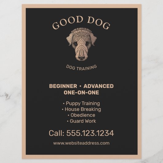 Hunde-Trainer-Ausbildung Flyer (Vorne)