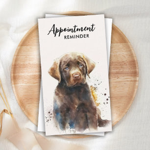 Hunde Trainer Labrador Retriever Puppy Pet Sitter Terminkarte