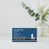 Hunde Training Business Cards Visitenkarte (Stehend Vorderseite)