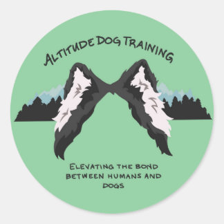 Hunde-Training-Kreis-Aufkleber für die Einstellung Runder Aufkleber