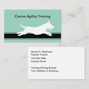 Hunde-Trainings-Agility-Themen-Geschäftskarten Visitenkarte