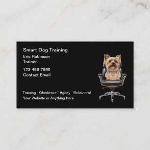 Hunde-Trainings-Trend-Geschäftskarten Visitenkarte